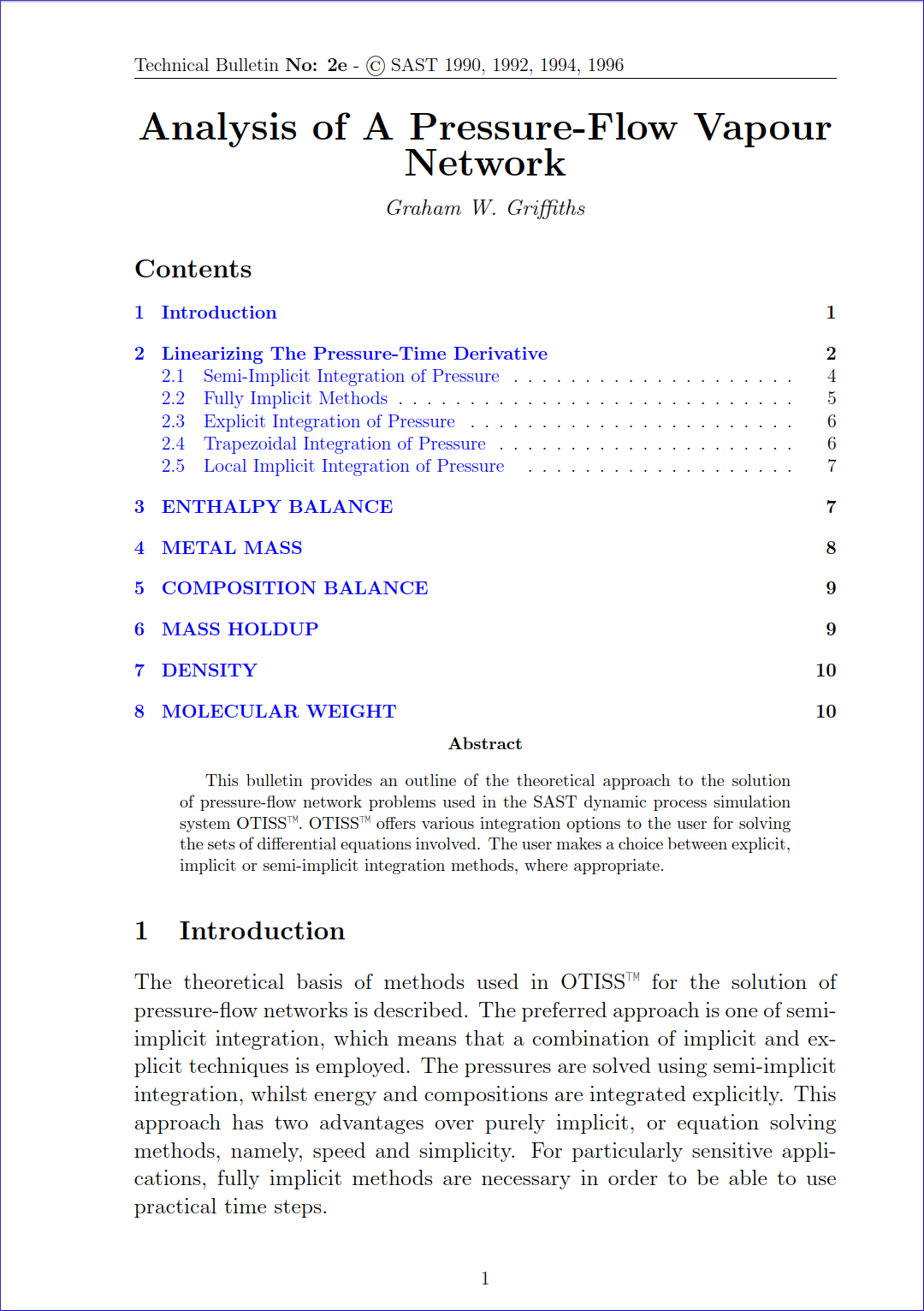 SAST Technical Bulletin 2e